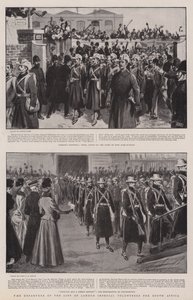The Departure of the City of London Imperial Volunteers for Sydafrika